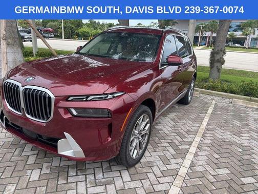 Aventurin Red Metallic 2024 BMW X7 xDrive40i