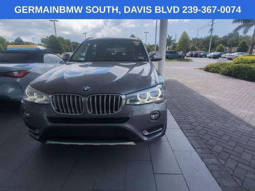 Space Gray Metallic 2015 BMW X3 xDrive28i