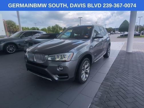 Space Gray Metallic 2015 BMW X3 xDrive28i