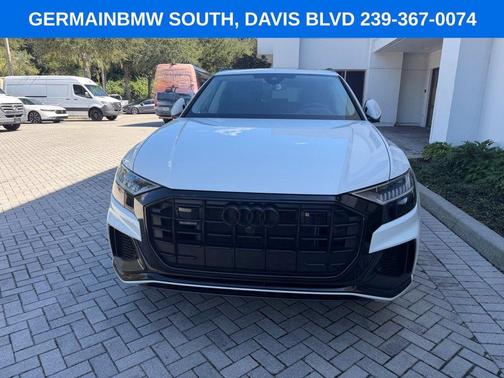 Carrara White 2023 Audi Q8 55 Prestige