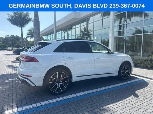 Glacier White Metallic 2020 Audi Q8 55 Premium Plus