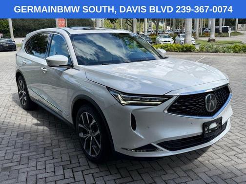 Platinum White Pearl 2023 Acura MDX Technology