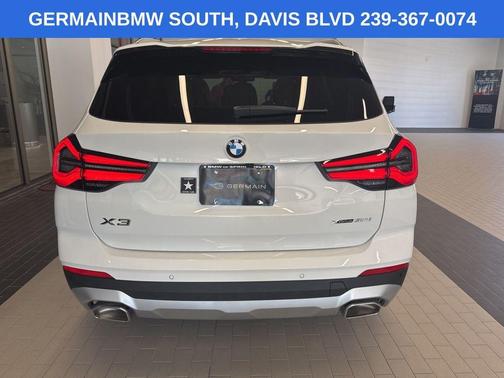 Alpine White 2024 BMW X3 xDrive30i