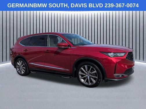Red 2025 Acura MDX Technology Package