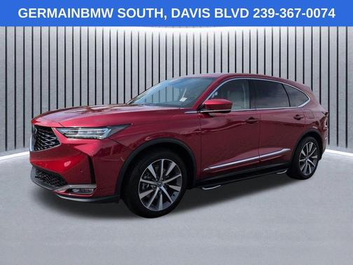 Red 2025 Acura MDX Technology Package