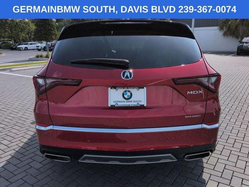 Red 2025 Acura MDX Technology Package