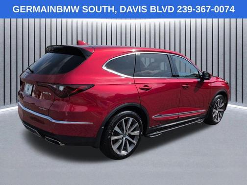 Red 2025 Acura MDX Technology Package