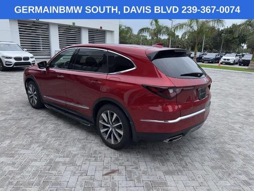 Red 2025 Acura MDX Technology Package