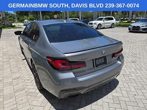 Gray Metallic 2023 BMW 540 i
