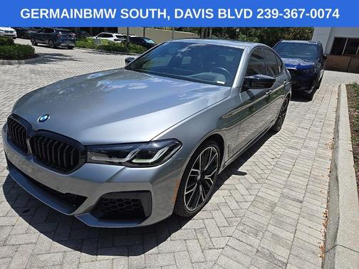 Gray Metallic 2023 BMW 540 i