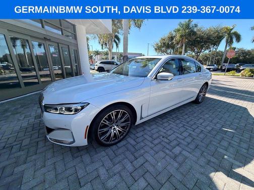 Mineral White Metallic 2022 BMW 750 i xDrive