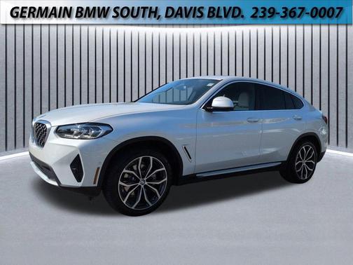 Mineral White Metallic 2023 BMW X4 xDrive30i