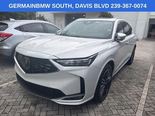 White 2026 Acura MDX Advance Package