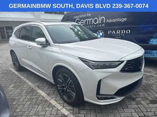 White 2026 Acura MDX Advance Package