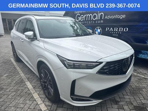 White 2026 Acura MDX Advance Package