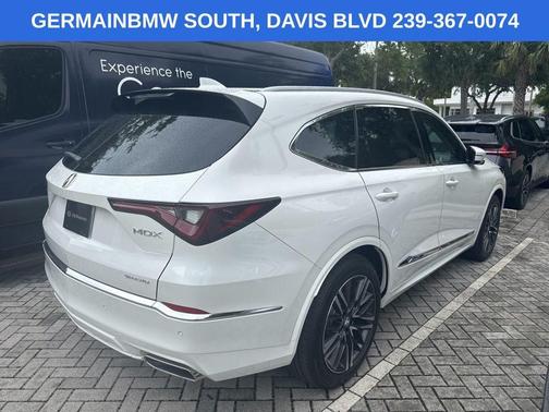 White 2026 Acura MDX Advance Package