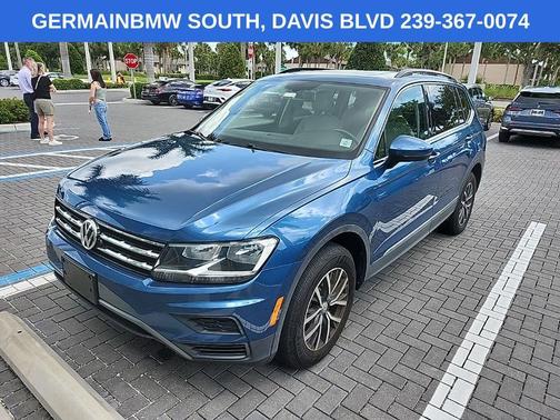 Silk Blue Metallic 2020 Volkswagen Tiguan 2.0T SE