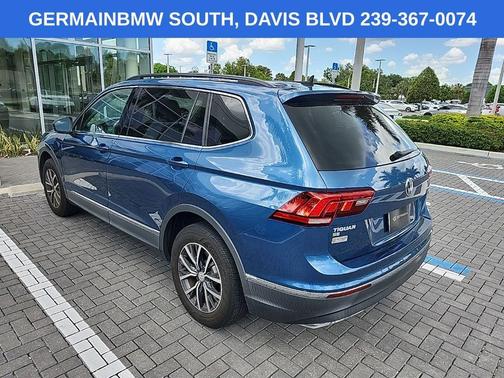 Silk Blue Metallic 2020 Volkswagen Tiguan 2.0T SE