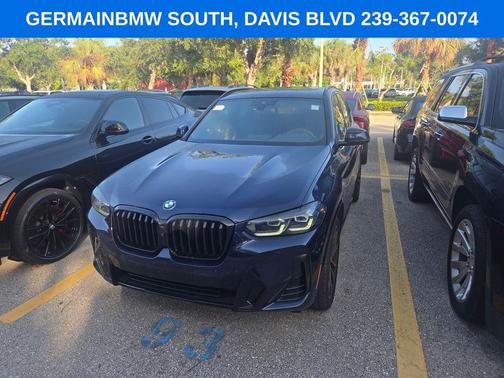 Tanzanite Blue II Metallic 2024 BMW X3 sDrive30i