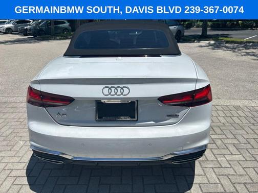 Glacier White Metallic w/ Black Roof 2023 Audi A5 45 S line Premium Plus