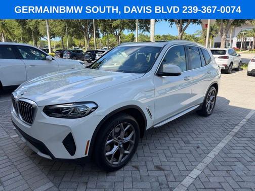 Alpine White 2022 BMW X3 sDrive30i