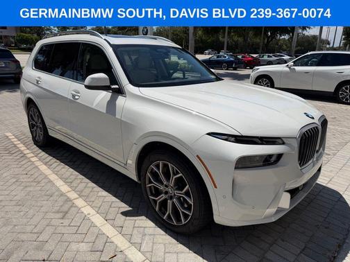 Alpine White 2024 BMW X7 xDrive40i