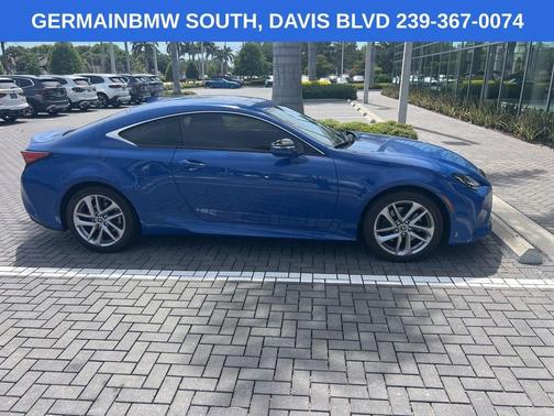 Blue 2022 Lexus RC 300 Base