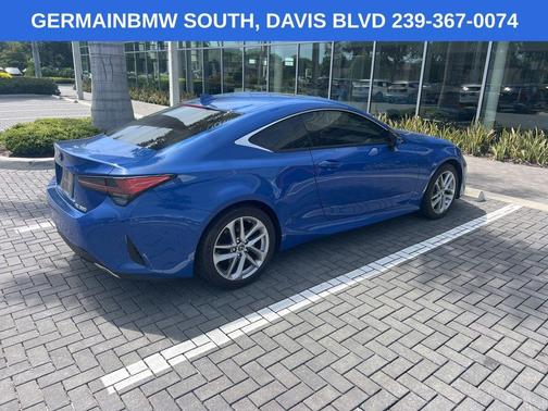 Blue 2022 Lexus RC 300 Base