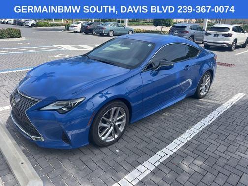 Blue 2022 Lexus RC 300 Base