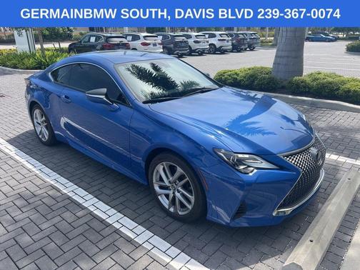 Blue 2022 Lexus RC 300 Base