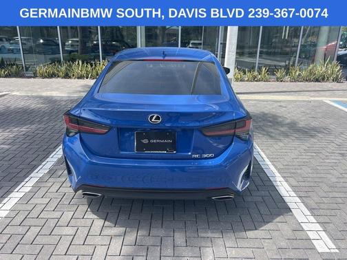 Blue 2022 Lexus RC 300 Base