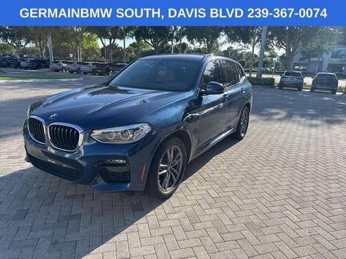 Phytonic Blue Metallic 2020 BMW X3 sDrive30i