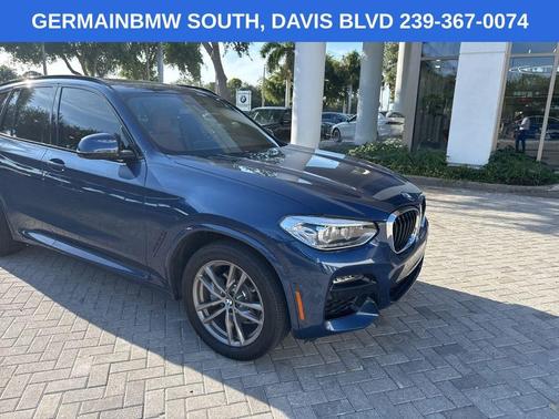 Phytonic Blue Metallic 2020 BMW X3 sDrive30i
