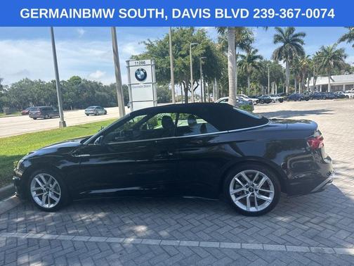Mythos Black Metallic w/ Black Roof 2023 Audi A5 45 S line Prestige