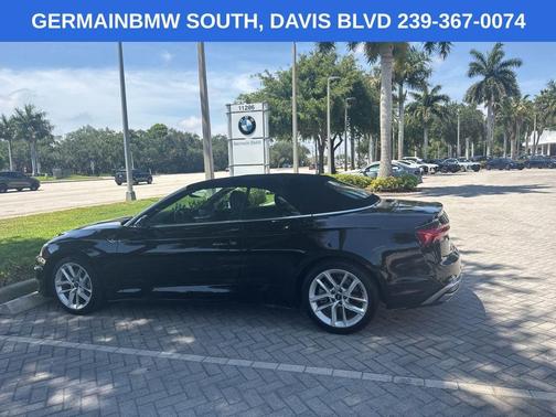 Mythos Black Metallic w/ Black Roof 2023 Audi A5 45 S line Prestige