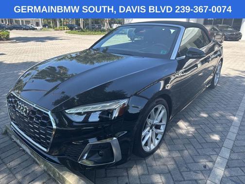Mythos Black Metallic w/ Black Roof 2023 Audi A5 45 S line Prestige