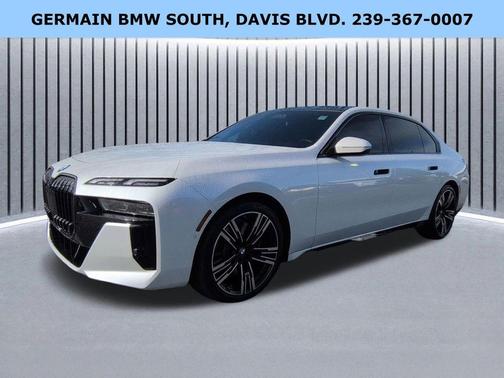 Mineral White Metallic 2025 BMW 760 760i xDrive