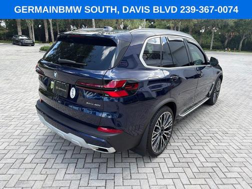 Blue 2025 BMW X5 xDrive40i