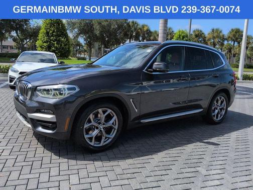 Dark Graphite Metallic 2021 BMW X3 sDrive30i