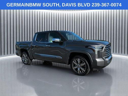 Magnetic Gray Metallic 2022 Toyota Tundra Hybrid Capstone