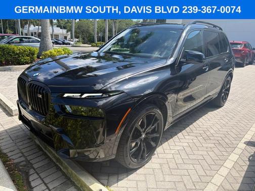 Black Metallic 2024 BMW X7 M60i