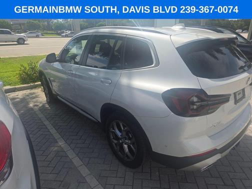 White Metallic 2024 BMW X3 xDrive30i