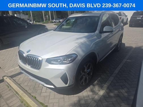 White Metallic 2024 BMW X3 xDrive30i