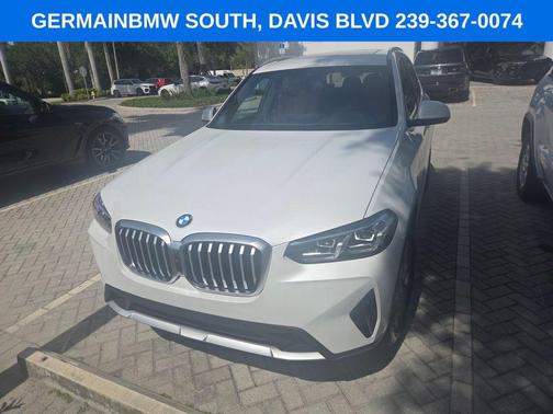 White Metallic 2024 BMW X3 xDrive30i