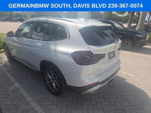 White Metallic 2024 BMW X3 xDrive30i