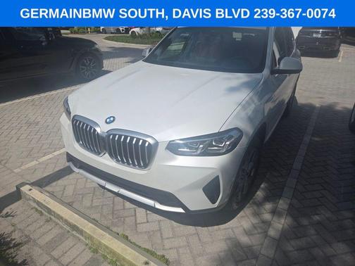 White Metallic 2024 BMW X3 xDrive30i