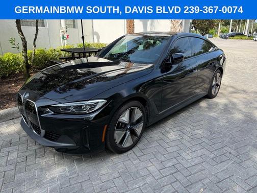 Black Sapphire Metallic 2023 BMW i4 Gran Coupe eDrive35