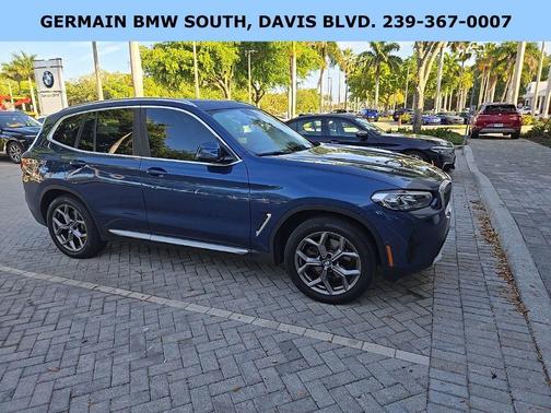 Phytonic Blue Metallic 2023 BMW X3 sDrive30i