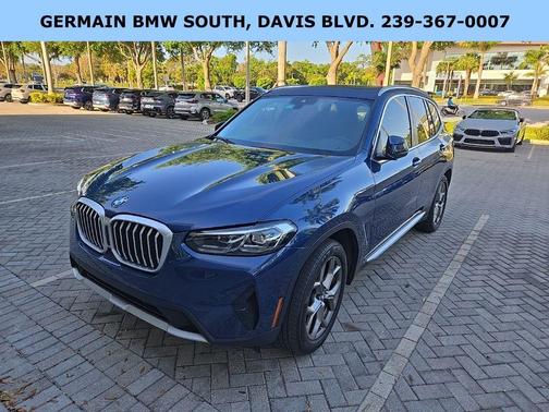 Phytonic Blue Metallic 2023 BMW X3 sDrive30i