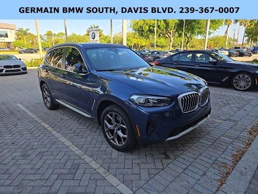 Phytonic Blue Metallic 2023 BMW X3 sDrive30i